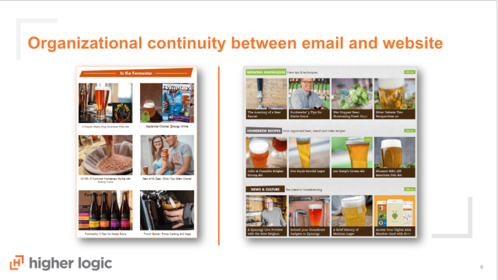 Build Continuity Between Emails and Website Design