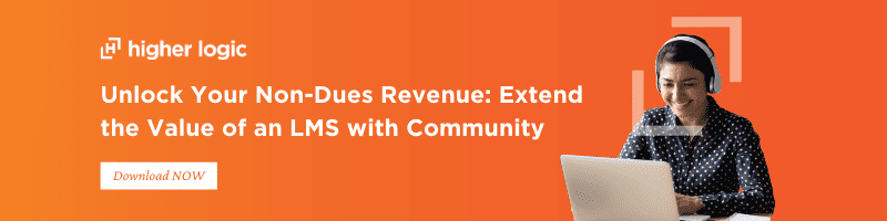 Higher Logic eBook use LMS and community to unlock non-dues revenue