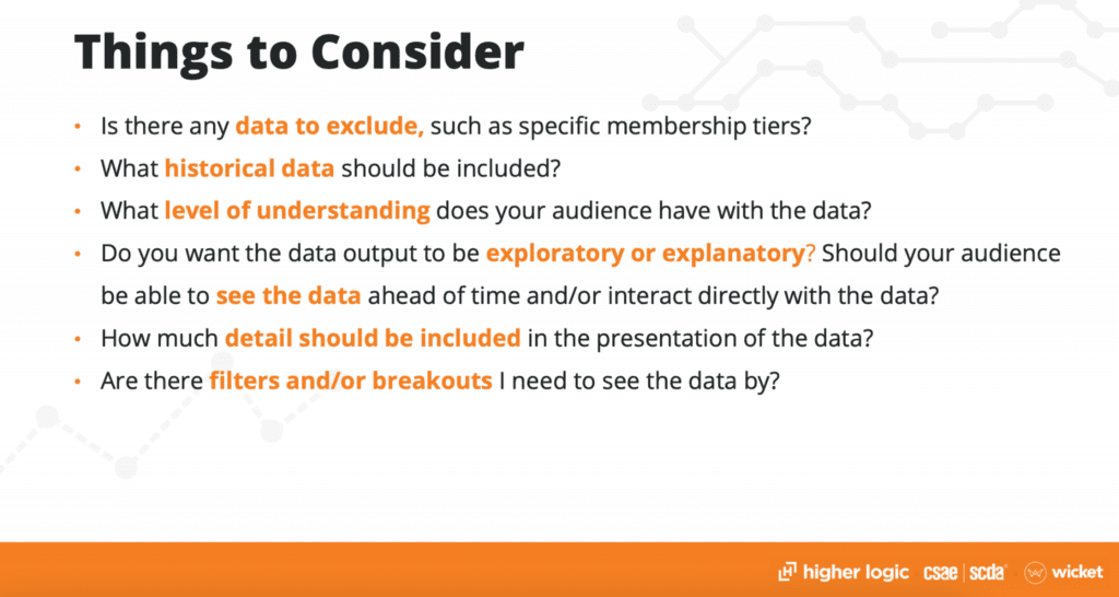 things to consider about member data