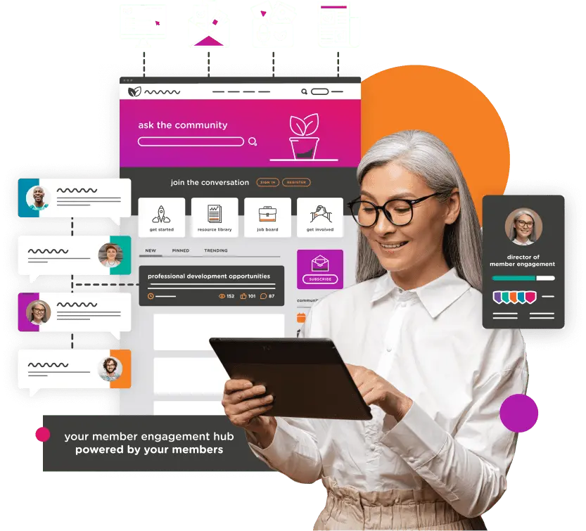 Higher Logic Thrive Member Engagement Screenshot