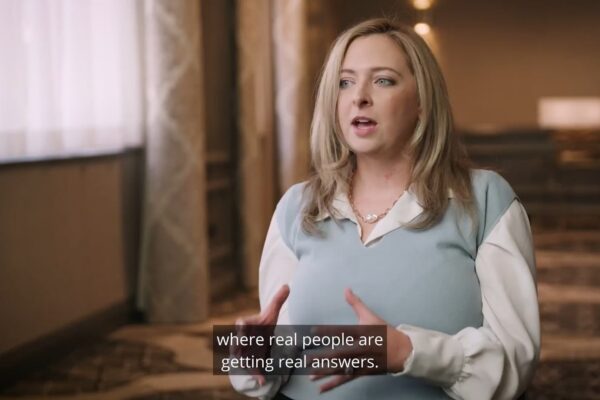 Speaking during interview